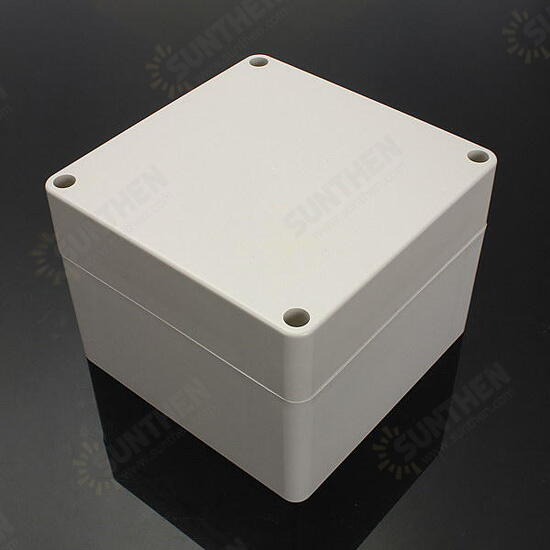 Waterproof ABS Plastic Electronic Box White Case 6 Size Junction Case