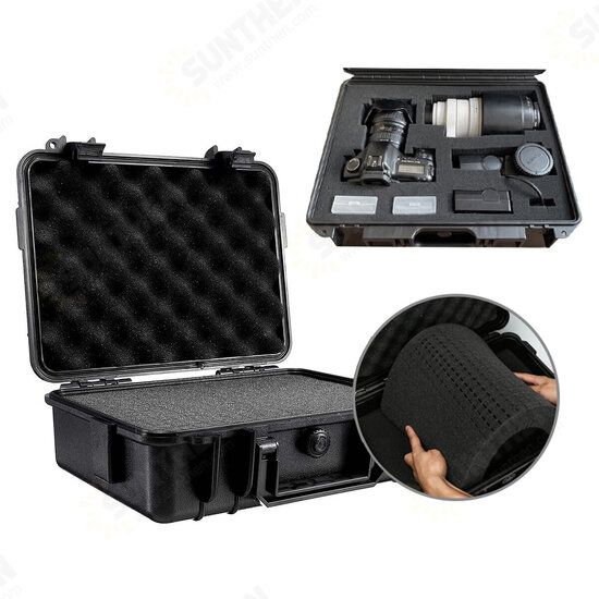 Waterproof Hard Carry Tool Case Bag Storage Box Camera Photography with Sponge