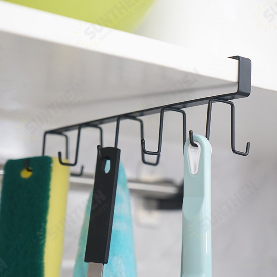 Wrought Iron No Trace Nail-Free Multifunction Storage Hang Rack