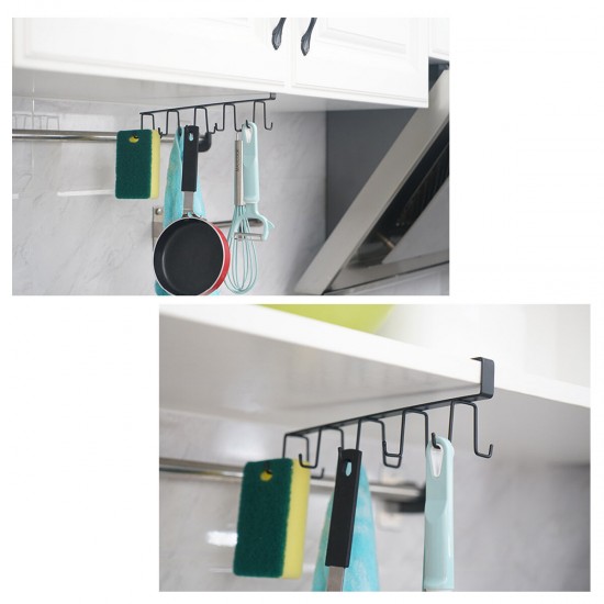 Wrought Iron No Trace Nail-Free Multifunction Storage Hang Rack