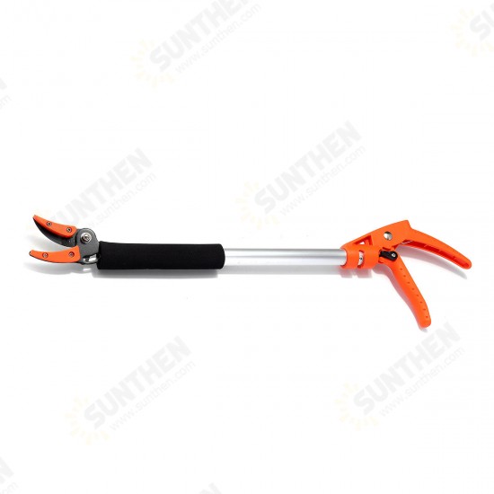 0.6/0.8/1M Telescopic Pruning Shears Lopping Aluminum Long Reach Pruner Cutter Garden Pruning Shear Tool