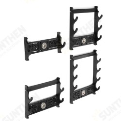 1-4 Tiers Katana Wakizashi Bagua Design Holder Wall Mount Bracket Rack Tool Display Hanger 1-4 Tiers Katana Wakizashi Bagua Design Holder Wall Mount Bracket Rack Tool Display Hanger