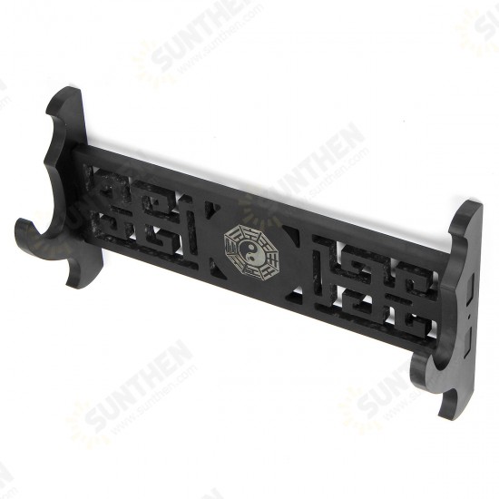 1-4 Tiers Katana Wakizashi Bagua Design Holder Wall Mount Bracket Rack Tool Display Hanger