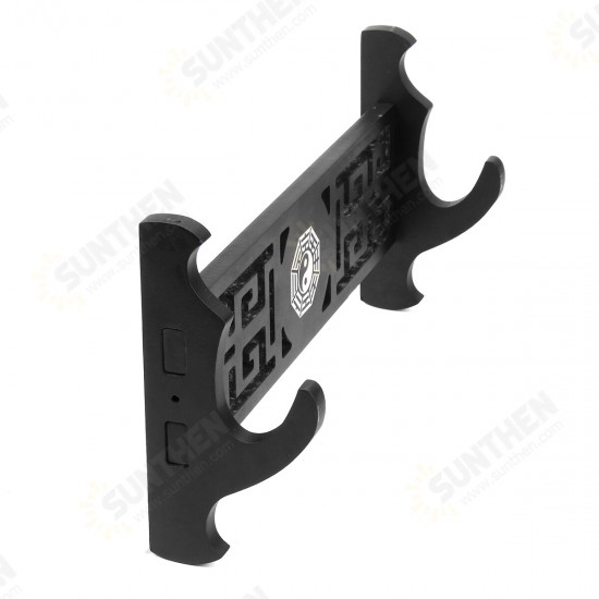 1-4 Tiers Katana Wakizashi Bagua Design Holder Wall Mount Bracket Rack Tool Display Hanger