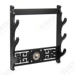1-4 Tiers Katana Wakizashi Bagua Design Holder Wall Mount Bracket Rack Tool Display Hanger 1-4 Tiers Katana Wakizashi Bagua Design Holder Wall Mount Bracket Rack Tool Display Hanger