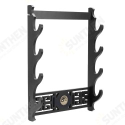 1-4 Tiers Katana Wakizashi Taiji Design Holder Wall Mount Bracket Rack Tool Display Hanger 1-4 Tiers Katana Wakizashi Taiji Design Holder Wall Mount Bracket Rack Tool Display Hanger