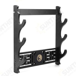 1-4 Tiers Katana Wakizashi Taiji Design Holder Wall Mount Bracket Rack Tool Display Hanger 1-4 Tiers Katana Wakizashi Taiji Design Holder Wall Mount Bracket Rack Tool Display Hanger