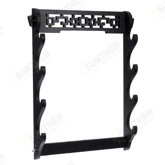 1-6 Tiers Katana Wakizashi Holder Wall Mount Bracket Rack Display Hanger Tool Holder