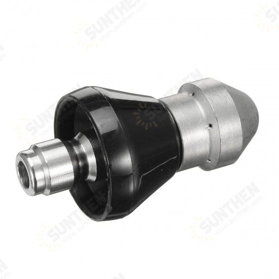 1 Front 6 Rear Cleaning Nozzle 1/4inch Pressure Washer Drain Stainless Steel Sewer