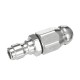 1 Front 6 Rear Cleaning Nozzle 1/4inch Pressure Washer Drain Stainless Steel Sewer