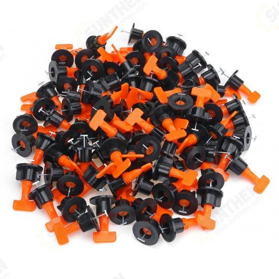 100/150Pcs Tile Leveling Floor Kit Alignment Clip Reusable Spacers Locator Kit 100/150Pcs Tile Leveling Floor Kit Alignment Clip Reusable Spacers Locator Kit