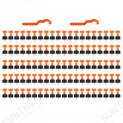 100/150Pcs Tile Leveling Floor Kit Alignment Clip Reusable Spacers Locator Kit