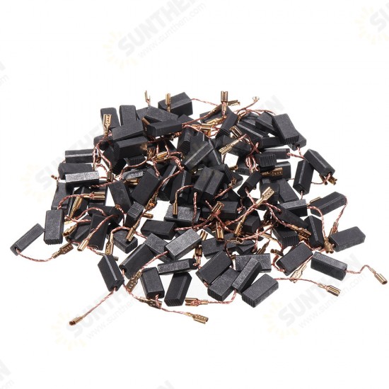 100Pcs 5x8x15mm Power Tool Carbon Brush Replacement For Bosch 6-100 Angle Grinder