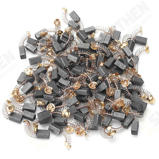 100Pcs 7x8x12mm Unilateral Self-stop Power Tool Carbon Brush 21# Replacement For Hitachi 100 Angle Grinder