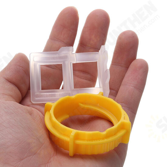 100Pcs Tile Flat Leveling System Wall Floor Spacers Caps Base Tools Kit 100Pcs Tile Flat Leveling System Wall Floor Spacers Caps Base Tools Kit