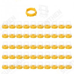 100Pcs Tile Flat Leveling System Wall Floor Spacers Caps Base Tools Kit 100Pcs Tile Flat Leveling System Wall Floor Spacers Caps Base Tools Kit