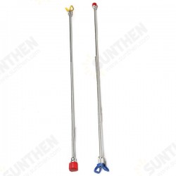 100cm Airless Paint Sprayer Gun Tip Extension Rod With Blue/Yellow Tip Guard For Wagner Titan 100cm Airless Paint Sprayer Gun Tip Extension Rod With Blue/Yellow Tip Guard For Wagner Titan