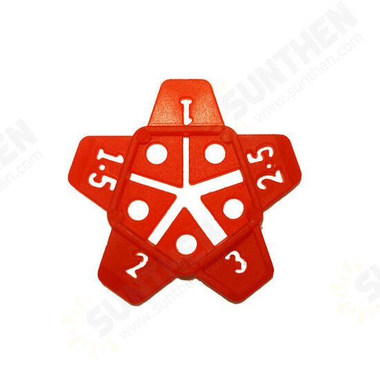 100pcs Removable Wall Tiles Gap Locator Tile Leveling System Reuse Cross Floor Construction Tools 1mm-3mm