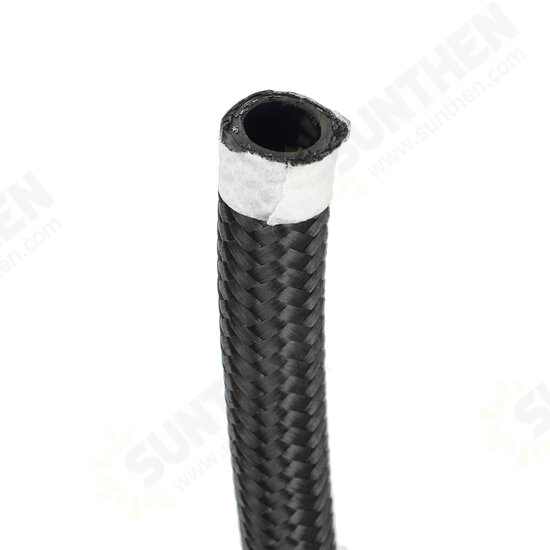 10FT AN4 AN6 AN8 AN10 Fuel Hose Oil Gas Line PTFE Nylon Stainless Steel Braide 10FT AN4 AN6 AN8 AN10 Fuel Hose Oil Gas Line PTFE Nylon Stainless Steel Braide