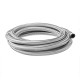 10FT AN4 AN6 AN8 AN10 Fuel Hose Oil Gas Line Pipe Stainless Steel Braided Silver