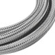 10FT AN4 AN6 AN8 AN10 Fuel Hose Oil Gas Line Pipe Stainless Steel Braided Silver