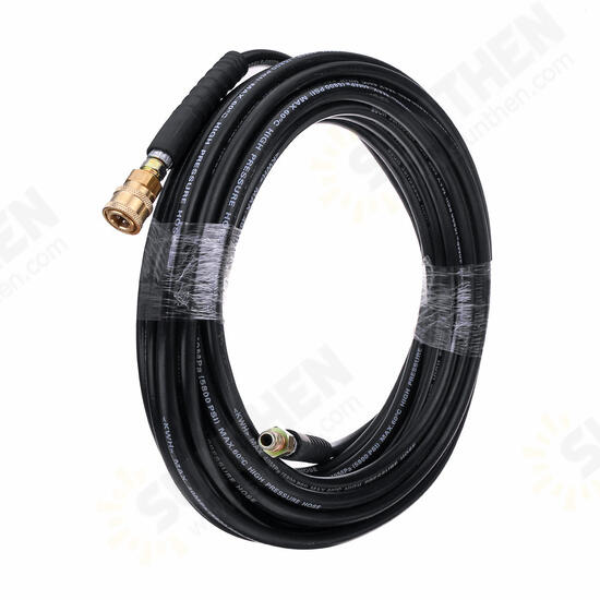 10M High Pressure Washer Hose 1/4 Inch Quick Release Couplings Tube