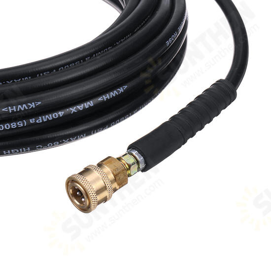 10M High Pressure Washer Hose 1/4 Inch Quick Release Couplings Tube