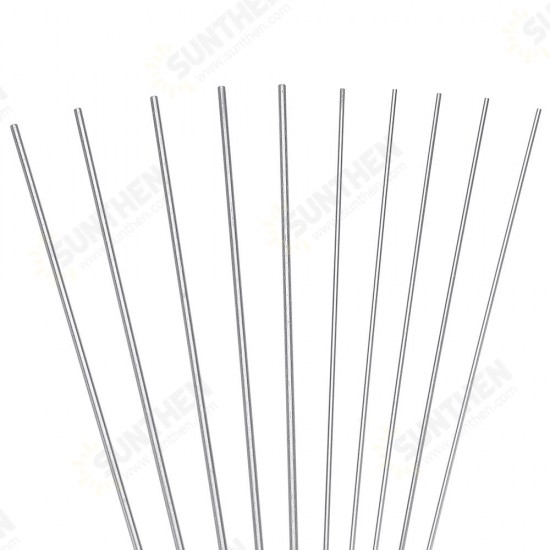 10Pcs WL15 150mm Length TIG Welding Tungsten Electrodes 1.0/1.6mm Golden Tip Rods Set