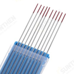 10Pcs WT20 1.0x175mm TIG Welding Tungsten Electrodes Red Tip Rods Set 10Pcs WT20 1.0x175mm TIG Welding Tungsten Electrodes Red Tip Rods Set