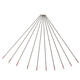 10Pcs WT20 1.0x175mm TIG Welding Tungsten Electrodes Red Tip Rods Set