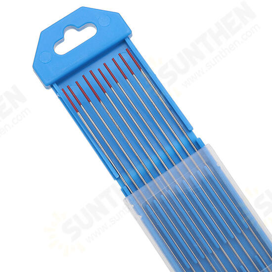 10Pcs WT20 1.0x175mm TIG Welding Tungsten Electrodes Red Tip Rods Set 10Pcs WT20 1.0x175mm TIG Welding Tungsten Electrodes Red Tip Rods Set