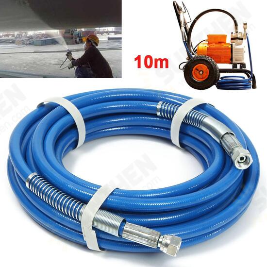 10m Length Airless Sprayer Fiber Tube 1/4 Inch 5000PSI Airless Spray Hose