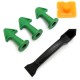 11Pcs Caulk Nozzle Scraper Set Reusable Sealant Angle Scraper Silicone Grout Caulk Tools 11Pcs Caulk Nozzle Scraper Set Reusable Sealant Angle Scraper Silicone Grout Caulk Tools