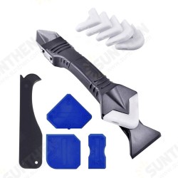 11Pcs Caulking Tool Kit 3 in 1 Caulking Tools Silicone Sealant Finishing Tool Grout Scraper Caulk Remover Caulk Nozzle 11Pcs Caulking Tool Kit 3 in 1 Caulking Tools Silicone Sealant Finishing Tool Grout Scraper Caulk Remover Caulk Nozzle