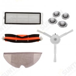 11Pcs Filter Main Side Brush Mop Cloth For Roborock Robot S50 S51 Part