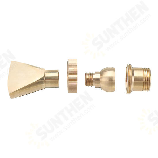 1/2 Inch DN15 3/4 Inch DN20 Universal Brass Adjustable Nozzle Fountain Nozzle