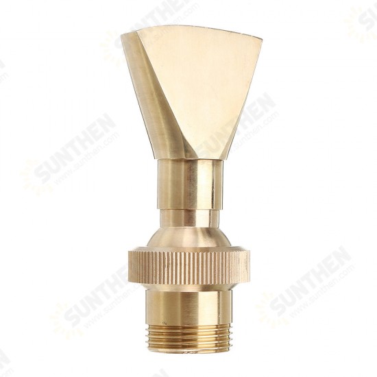 1/2 Inch DN15 3/4 Inch DN20 Universal Brass Adjustable Nozzle Fountain Nozzle