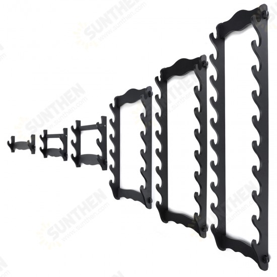 1/2/3/4/6/8/10 Layer Samurai Blade Holder Bracket Wall-mounted Tool Display Stand