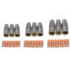 13Pcs 15AK 0.6mm/0.8mm/1.0mm Mig Welding Torch Shroud Nozzle Tip Kit