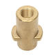 1/4 Inch Internal Thread Brass Pressure Washer Snow Foam Lance Adapter for Karcher K