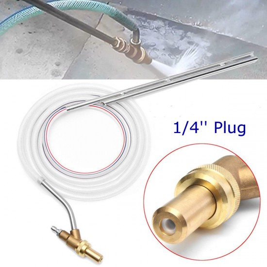 1/4 Inch Plug 260BAR Pressure Washer Hose Paint Stripper Cleaning Tool Kit