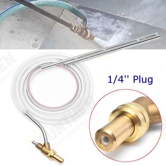 1/4 Inch Plug 260BAR Pressure Washer Hose Paint Stripper Cleaning Tool Kit