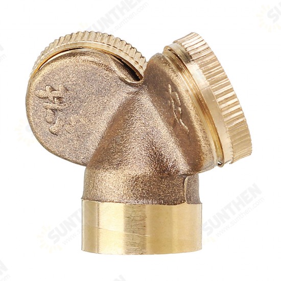 14x1.5 Internal Thread Brass Two-Headed Agricultural Spray Nozzle For Gardening Irrigation