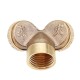 14x1.5 Internal Thread Brass Two-Headed Agricultural Spray Nozzle For Gardening Irrigation