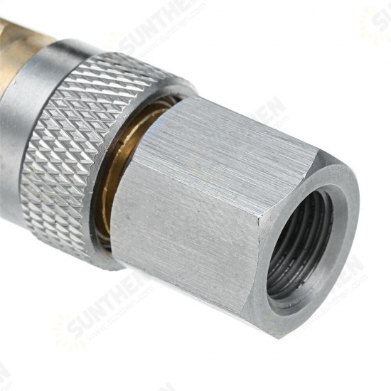 1/8 Inch BSP Quick Release Coupler Fittings Charging Adapter Kit For Air Rifles PCP 1/8 Inch BSP Quick Release Coupler Fittings Charging Adapter Kit For Air Rifles PCP