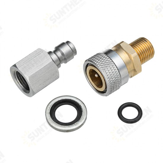 1/8 Inch BSP Quick Release Coupler Fittings Charging Adapter Kit For Air Rifles PCP 1/8 Inch BSP Quick Release Coupler Fittings Charging Adapter Kit For Air Rifles PCP