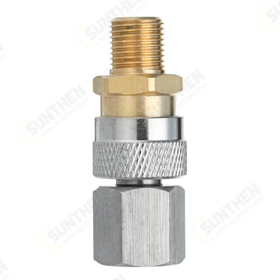 1/8 Inch BSP Quick Release Coupler Fittings Charging Adapter Kit For Air Rifles PCP 1/8 Inch BSP Quick Release Coupler Fittings Charging Adapter Kit For Air Rifles PCP