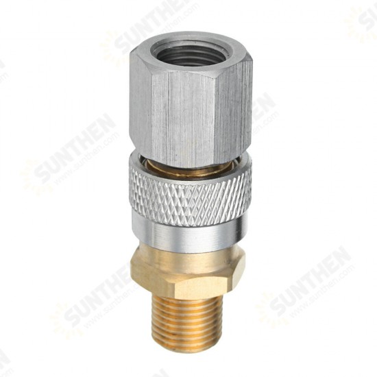 1/8 Inch BSP Quick Release Coupler Fittings Charging Adapter Kit For Air Rifles PCP 1/8 Inch BSP Quick Release Coupler Fittings Charging Adapter Kit For Air Rifles PCP