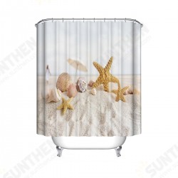 180x180cm Bath Waterproof Shell Starfish Beach Bathroom Shower Curtain 180x180cm Bath Waterproof Shell Starfish Beach Bathroom Shower Curtain