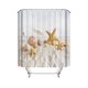 180x180cm Bath Waterproof Shell Starfish Beach Bathroom Shower Curtain